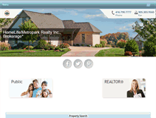 Tablet Screenshot of homelifemetropark.com